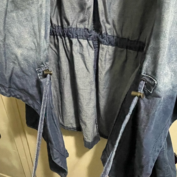 New Directions 3x Blue Denim Vest bicolor lightweight - Picture 4 of 6